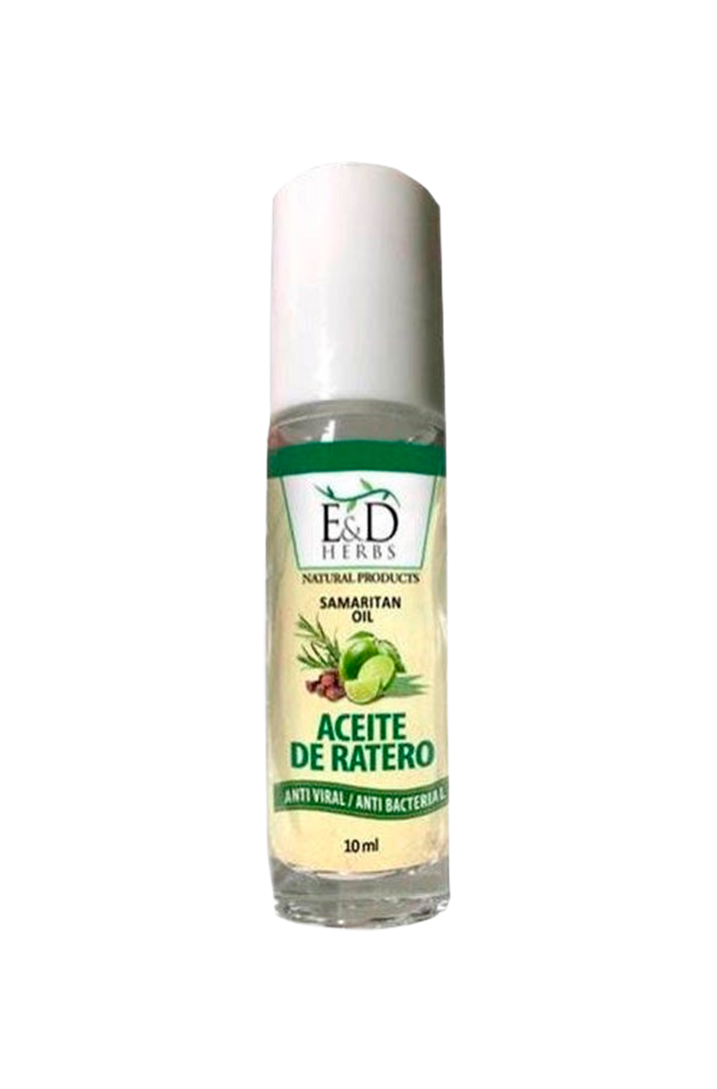 Aceite Ratero Roll-On de Aceite de Ratero – E&D Herbs Natural Products LLC.